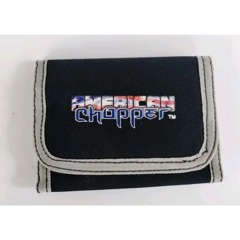 American Choppers Orange County Vintage Hook & Loop Mens Wallet 2005 RARE FIND